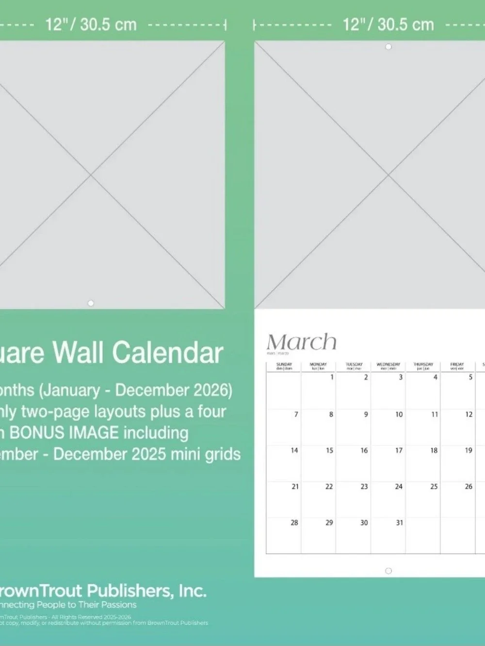 Marilyn Monroe Official 2026 Full Color Wall Calendar NEW